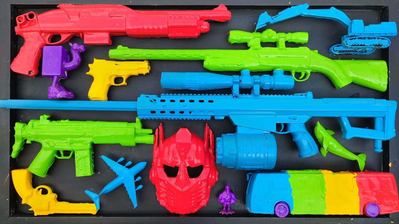 Membersihkan Tembakan-Tembakan: Shotgun, Sniper Rifle, Glock Pistol, Cowboy PSTL, Revolver, Eps 331