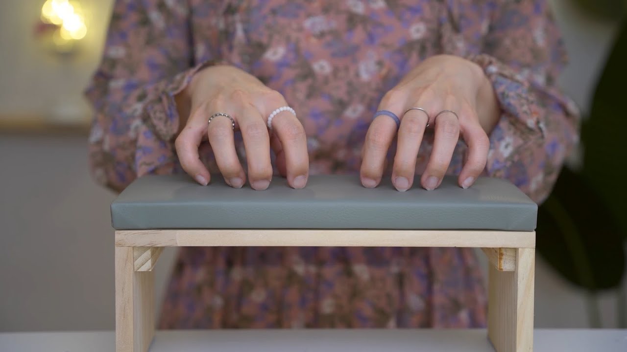 [ASMR] 최고의 가죽 태핑을 찾는다면 클릭클릭 👆 | 최다 신청 네일 테이블 한노시