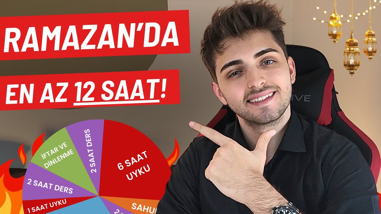RAMAZANDA EN AZ 12 SAAT ÇALIŞ! 🔥 | FARK ATMAK İÇİN 3 ÖZEL PROGRAM! | #yks