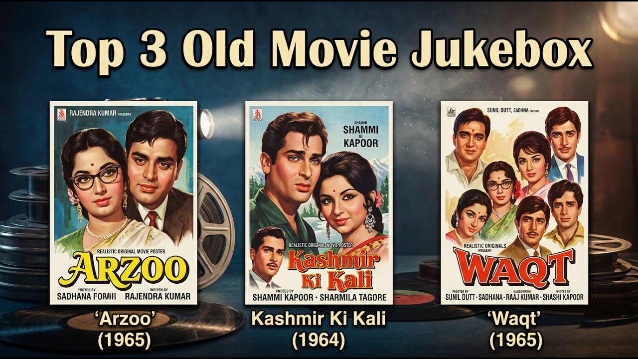Arzoo (1965) | Kashmir Ki Kali (1964) | Waqt | Top 3 Old Movie Audio Jukebox | ऐ मेरी ज़ोहरा जबीं