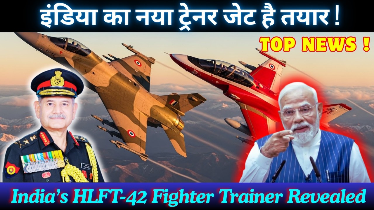HAL’s HLFT-42 Is Coming! The Trainer Jet Built for Dassault Rafale & Sukhoi Su-30MKI Pilots | #news