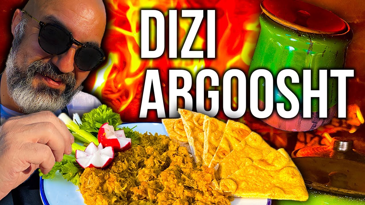 Persian Dizi Abgoosht - دیزی سنتی آبگوشت ایرانی قهوه خونه ای