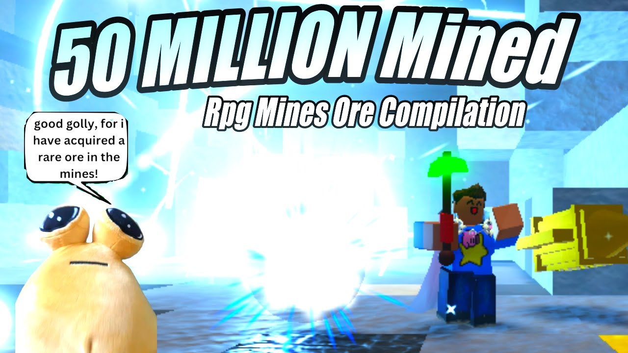 Mining 50 Million Blocks in Rpg Mines | Ore Compilation