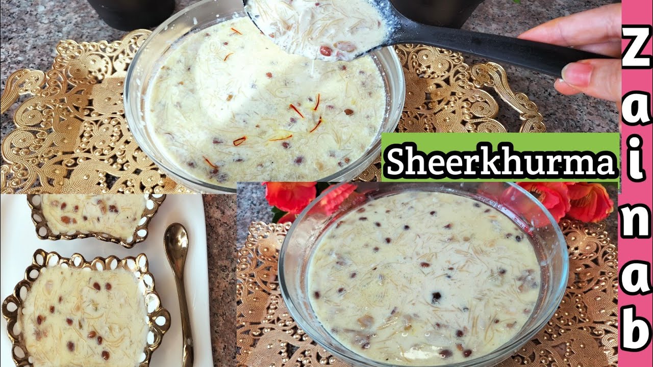 Sheerkhurma | Bohra style Sheerkhurma by Zaiqa with Zainab ❤️