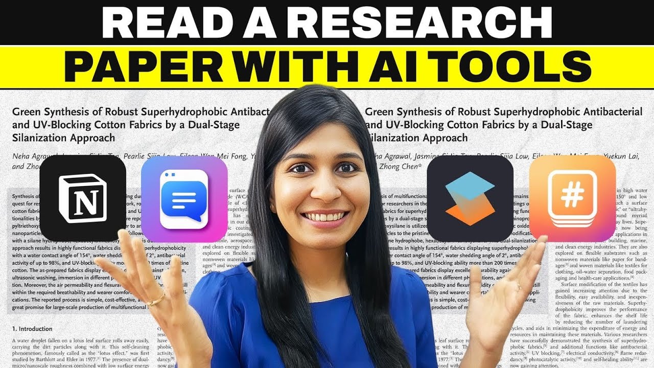 Read research papers with AI tools 🔥faster and more effectively! 🤯