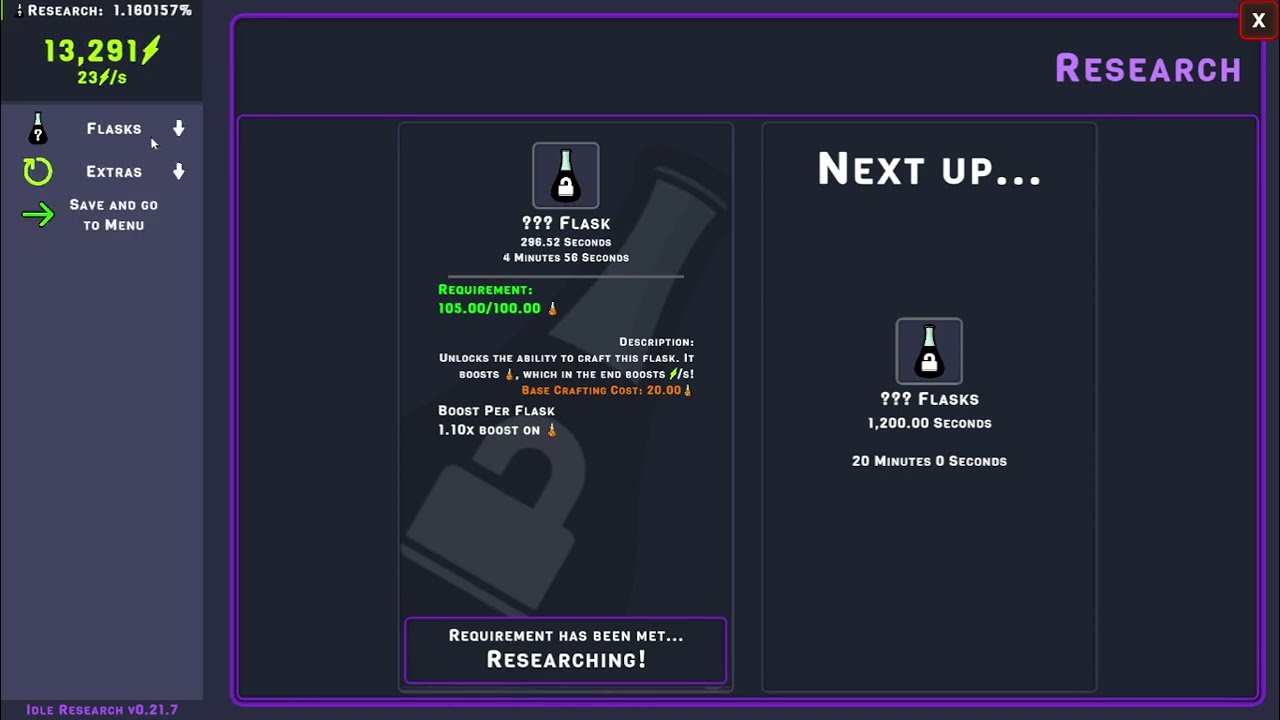 Idle Research | gameplay