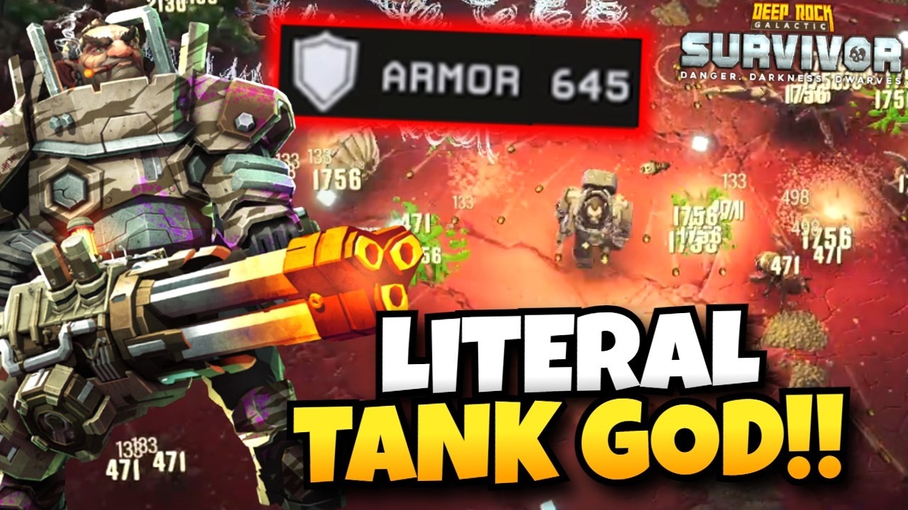 600+ Armor Literal Tank God! | Deep Rock Galactic: Survivor