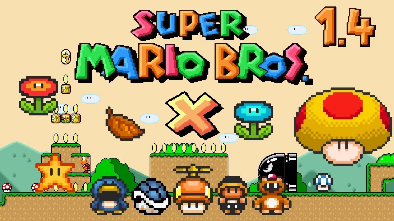 SUPER MARIO BROS. X (SMBX 1.4) | ALL POWER-UPS