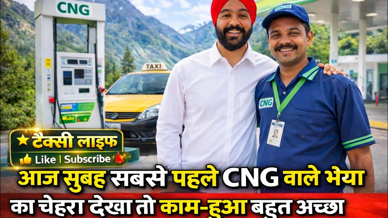 Aaj Shubha sabse Pehle Dekha CNG Wale Bhaiya ka Chehra Kaam hua￼ bahut acha.#cab #lifejourney 