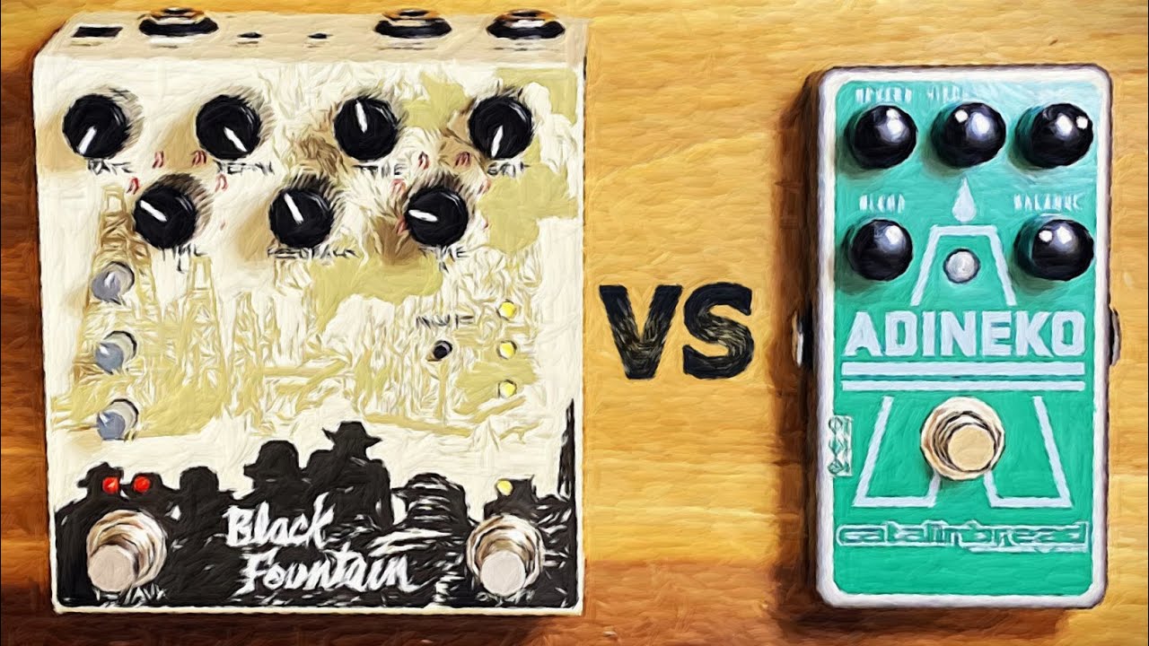OBNE Black Fountain Stereo Vs Catalinbread Adineko - Oil Can Delay Comparison
