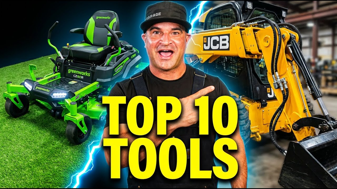 TOP 10 TECH And TOOLS from The LANDSCAPE SHOW 2025 Orlando #powertools #diy