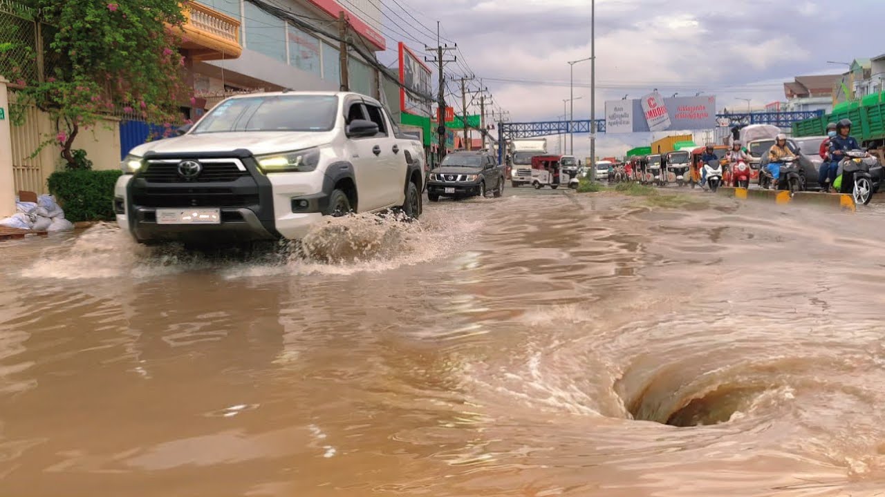 Culvert Blocked by Plastic Triggers Flash Flood