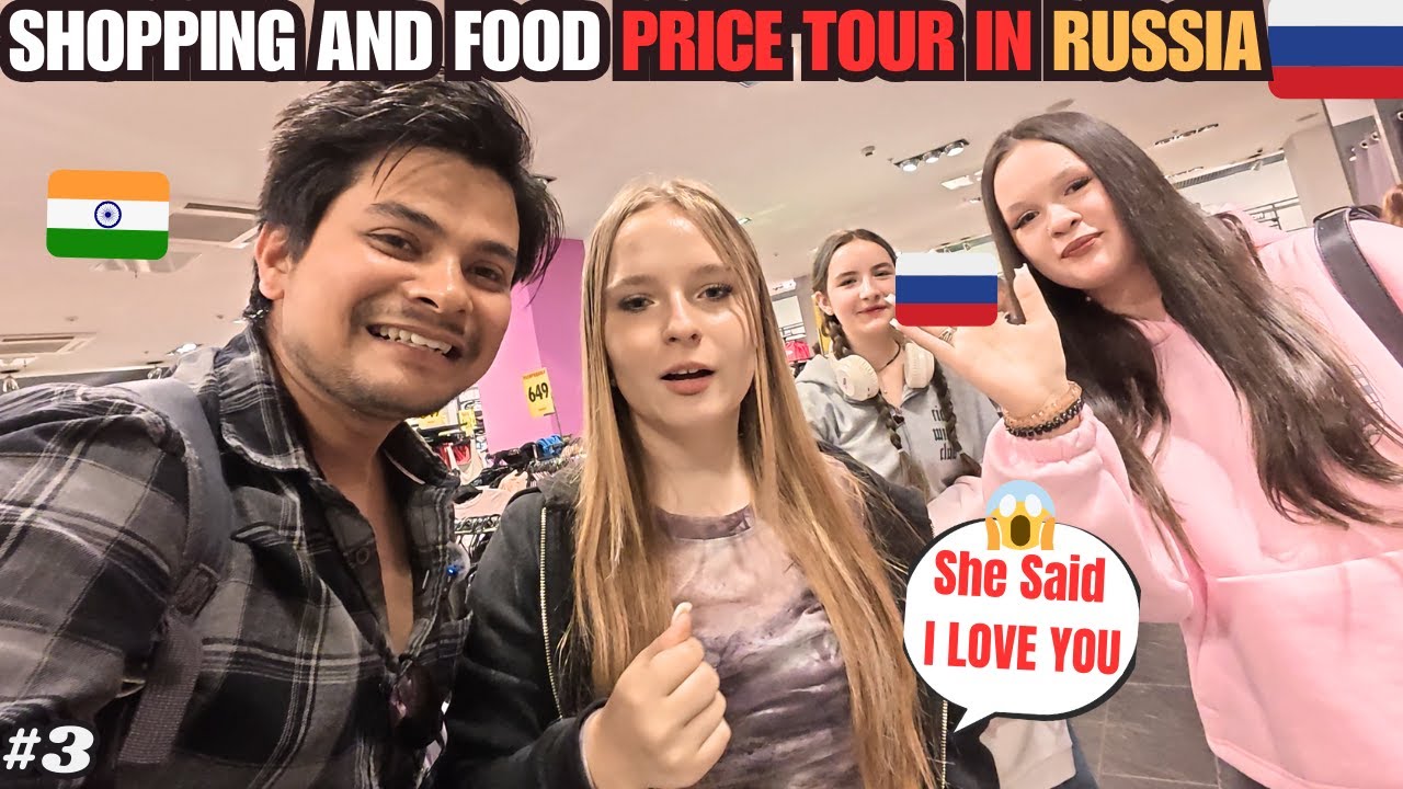 🛍️ Shopping & Food Price Tour in Russia 🇷🇺 | Is Russia Really SAFE ? || #russiavlog #lifeinrussia 