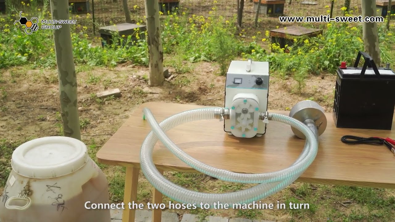 honey filter convey pump scene