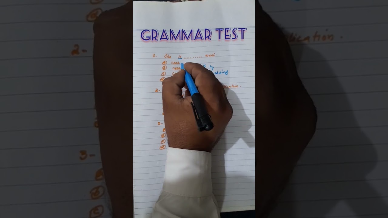 Grammar Test 💥👍👆#shortvideos #englishgrammar #sunlightacademy