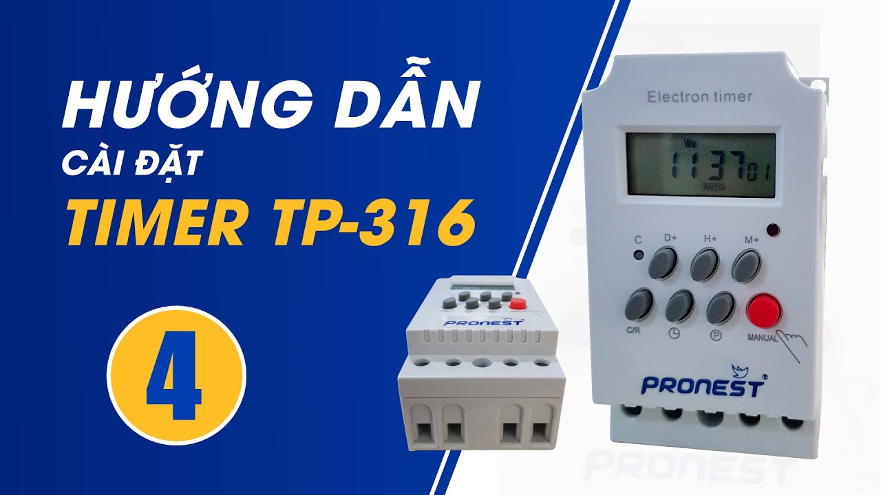 Hướng dẫn sử dụng Timer - TP-316