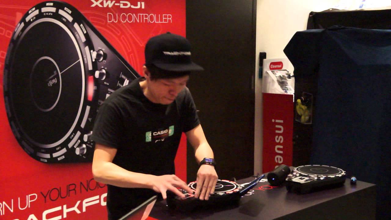 CASIO TRACKFORMER XW-DJ1 - 「捽碟」示範