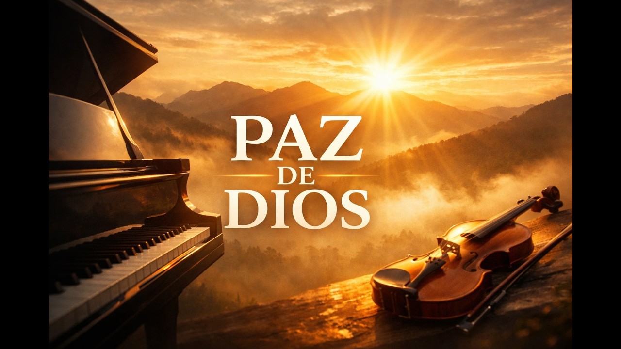 1 Hora Música Cristiana Instrumental Piano y Violín para Orar, Dormir y Sentir la Presencia de Dios.