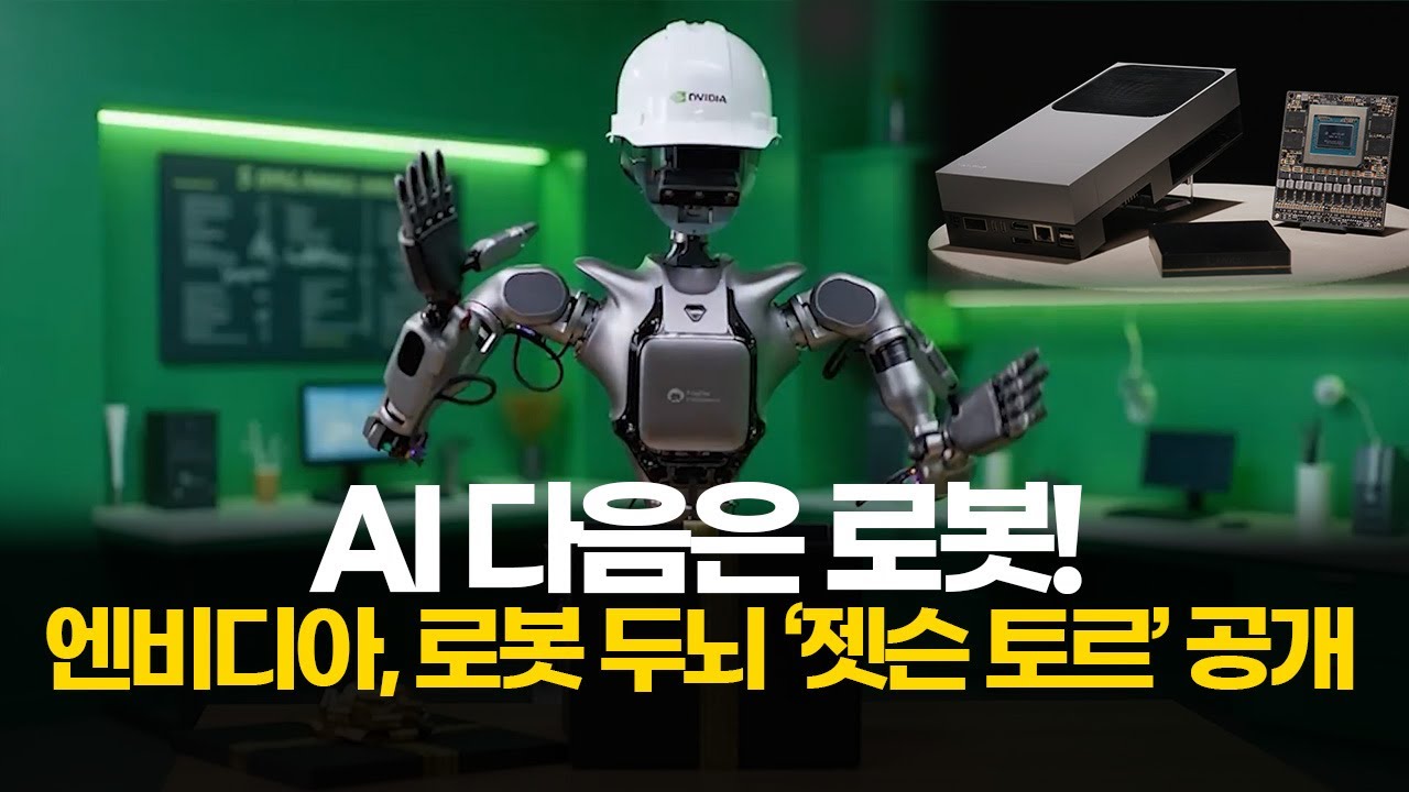 AI 다음은 로봇! 엔비디아, 로봇 두뇌 &lsquo;젯슨 토르&rsquo; 공개 (20250826)