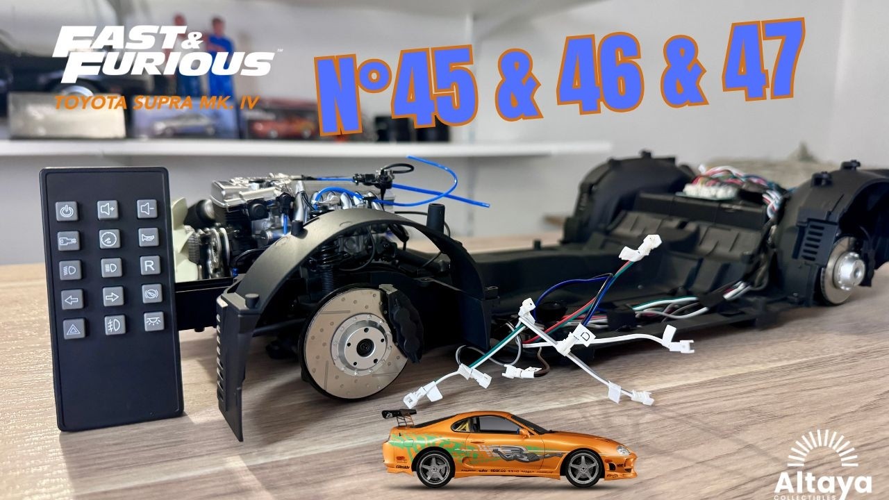 Montage Toyota Supra  N°45 / 46 / 47 ALTAYA