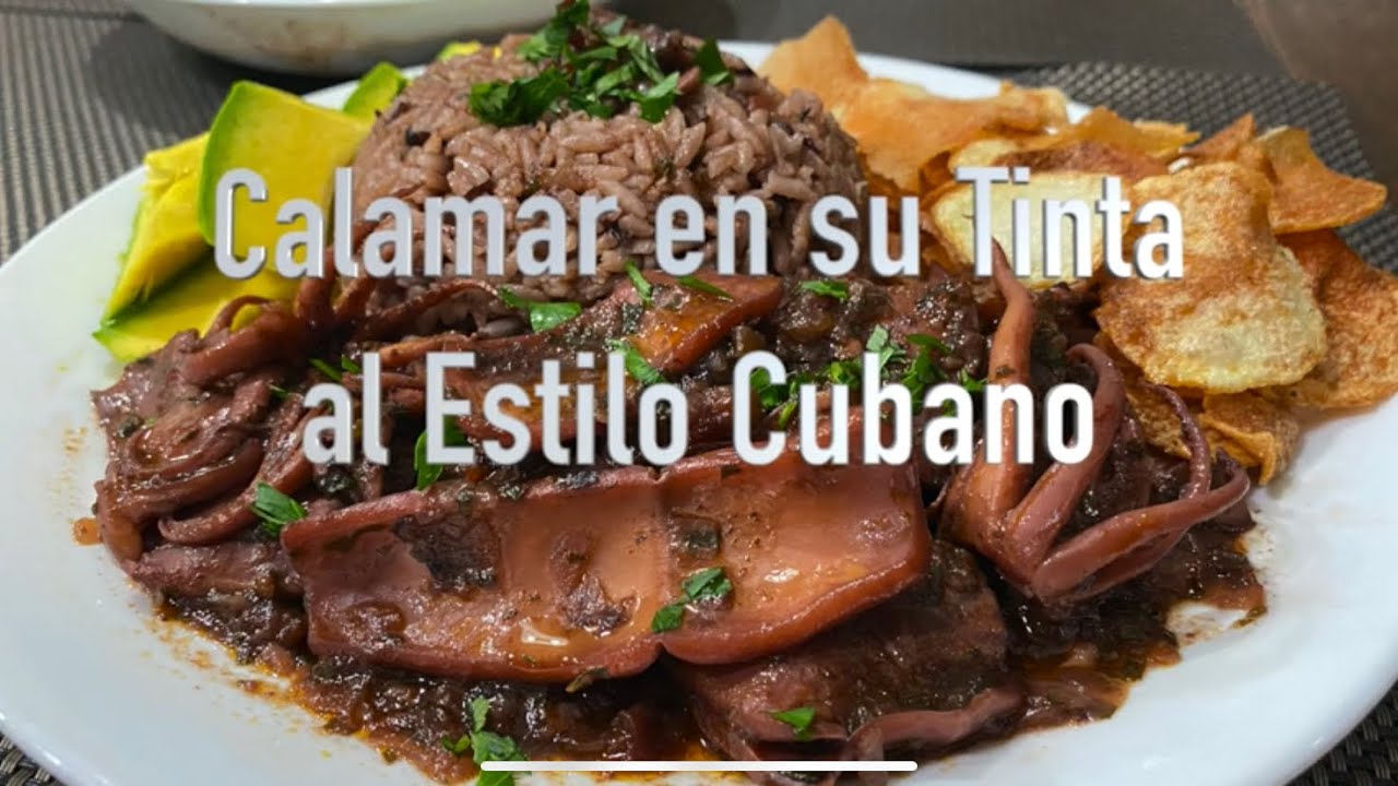Calamar en su Tinta al Estilo Cubano | Cocina Con Fujita