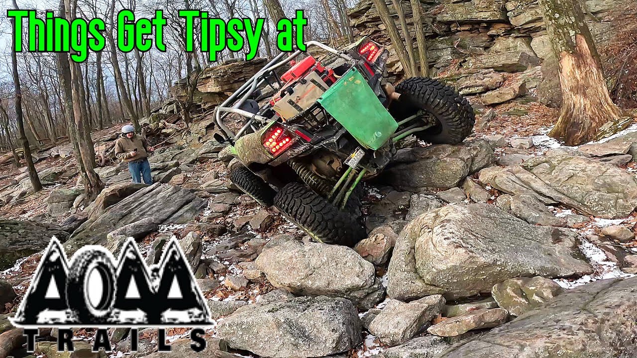 We hit More Black Jeep Trails at AOAA! Kawasaki KRX