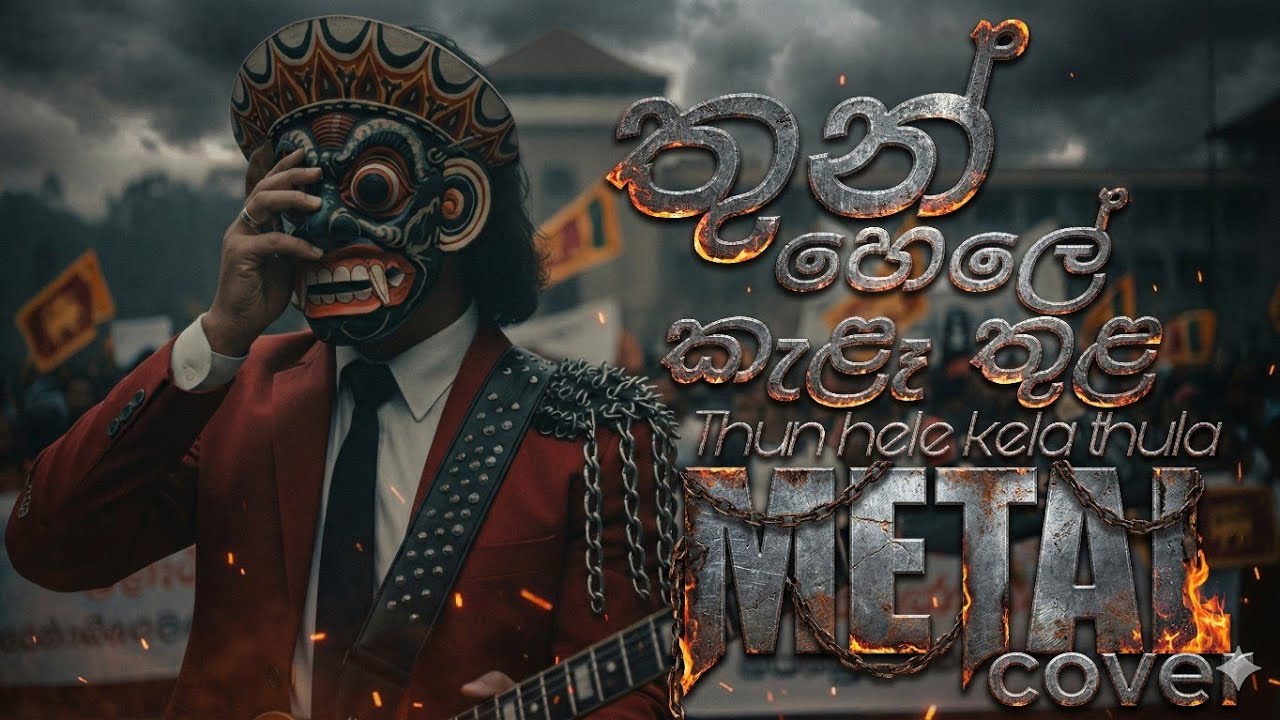Thun hele kala thula | තුන් හෙලේ කැළෑ තුල Rock metal cover #sinhalarock #sinhalametal 