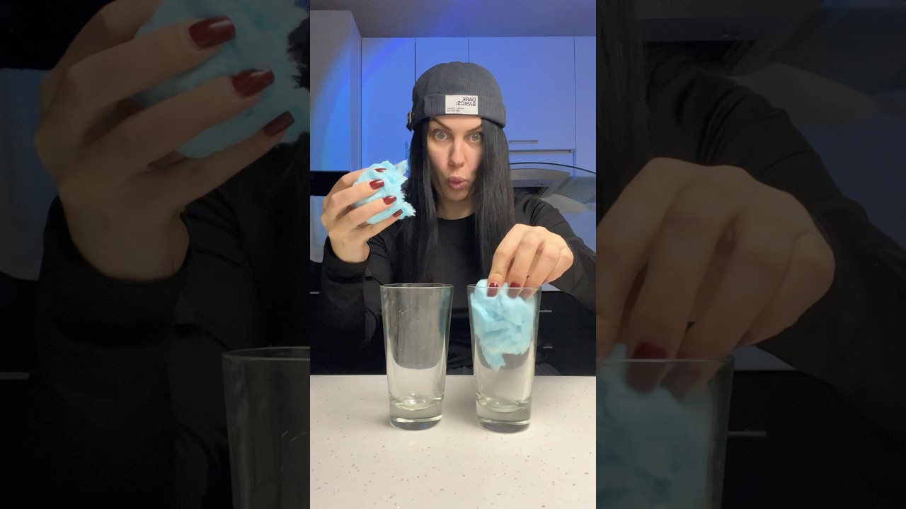 Blue coffee 😱#coffee#icedcoffee#asmr#shorts