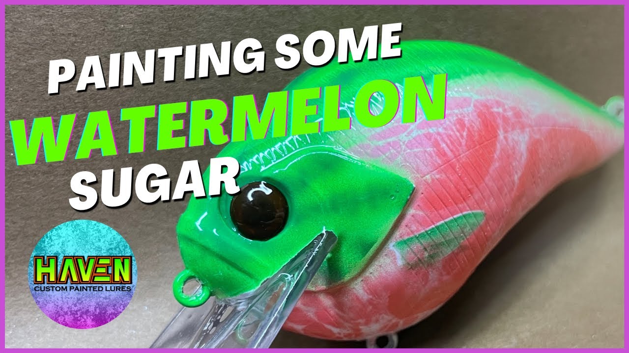 A New Twist on an Old Classic: WATERMELON! #lurepainting