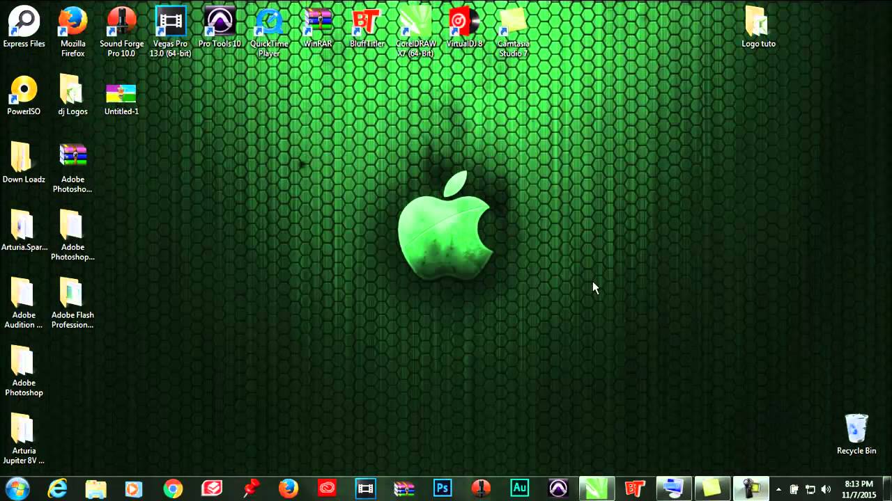 Como hacer un Logo Sonidero con Blufftitler 11 2016