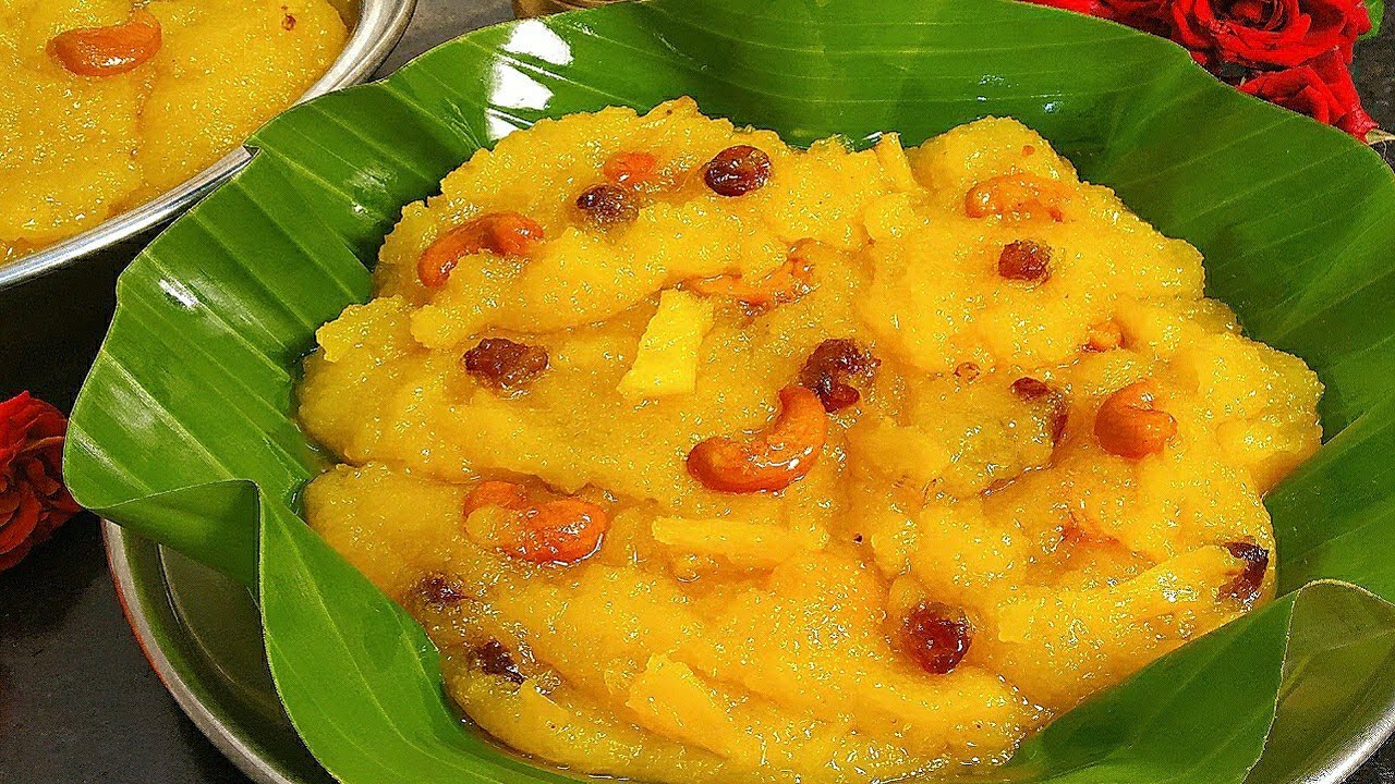 நெய் ததும்பும் கல்யாண வீட்டு அன்னாசி பழ கேசரி! Secrets of Kalyana Pineapple Kesari/Rava Kesari