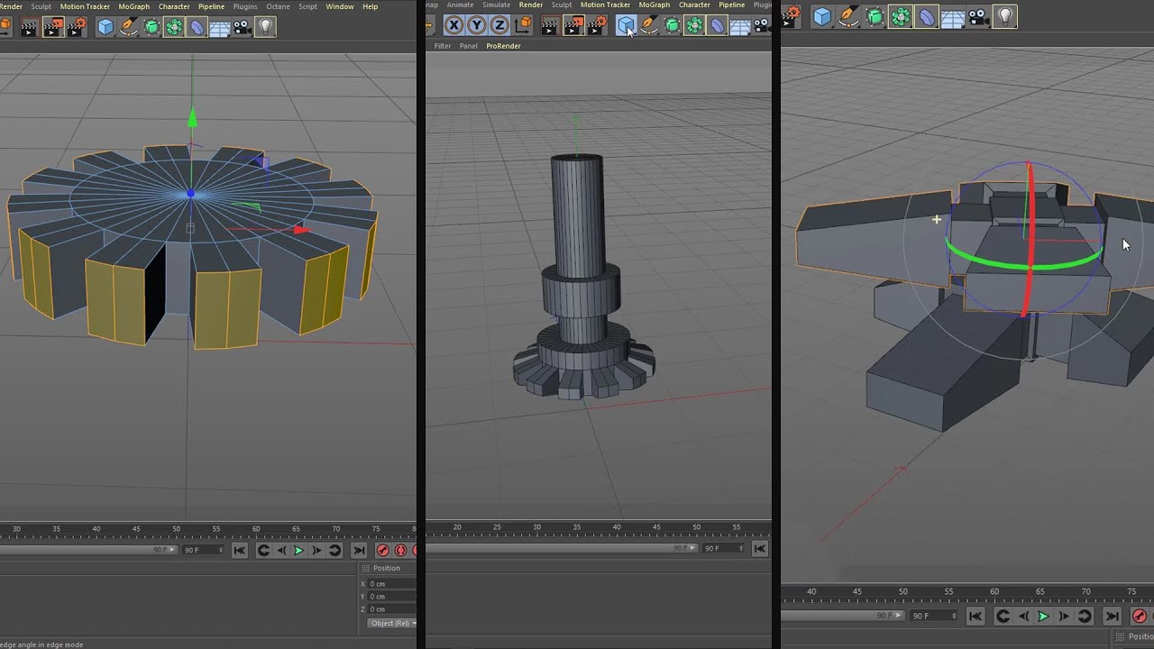 Extrude - Cinema 4D Beginner Tutorials