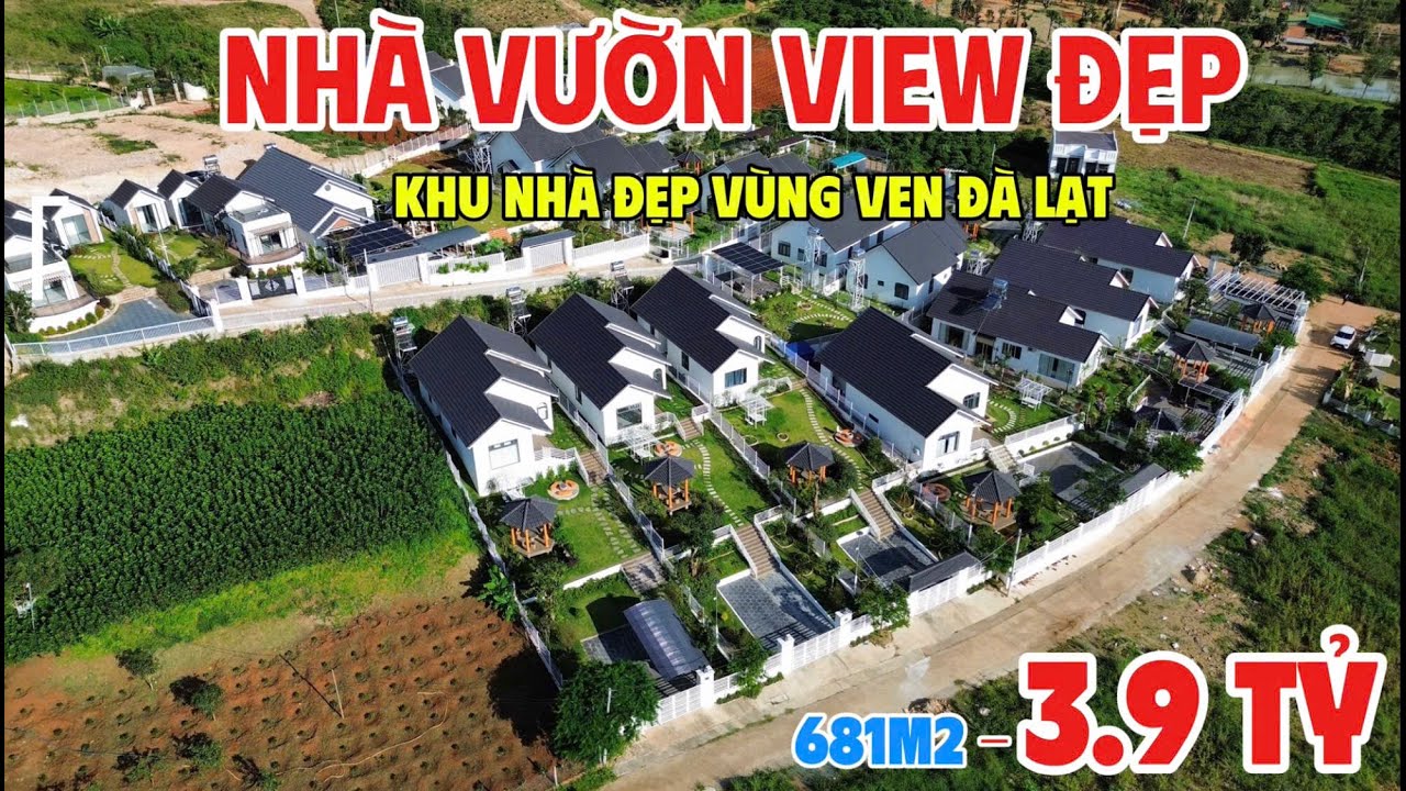Nhà Vườn Ven Đà Lạt | Căn nhà có sân vườn với cái view mê lòng người - ĐPN002