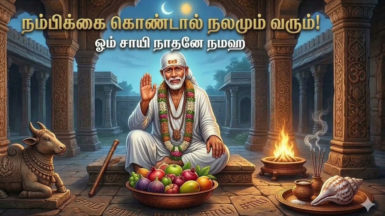 🙏 சாய் சாய் சாய் | சீரடி சாய்பாபா அருள் பாடல் | கேட்கும் போதே மன அமைதி | Sai Baba Devotional Song