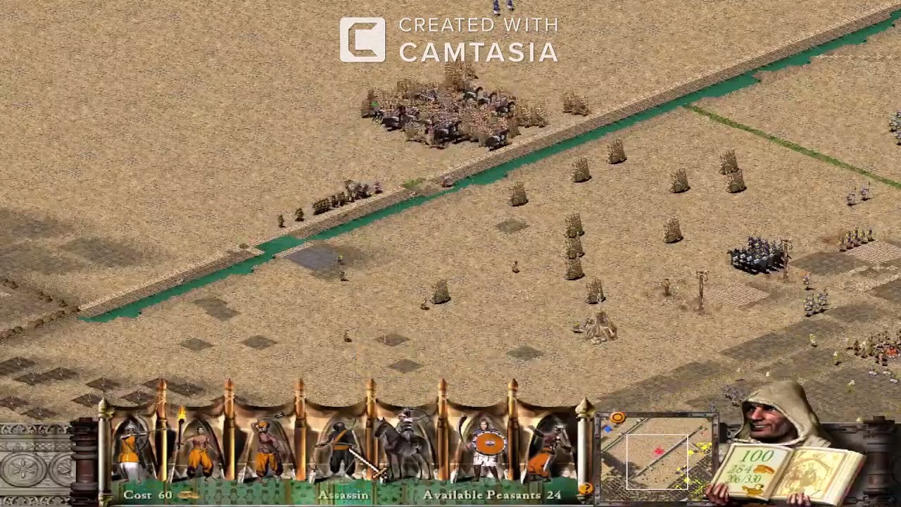 Stronghold Crusader Multiplayer 2v2 (no rush 10) #3