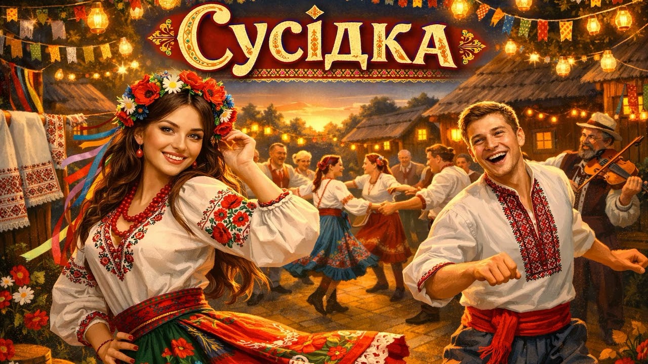 Сусідка — запальна народна пісня в сучасній обробці | Для весіль, свят та гарного настрою