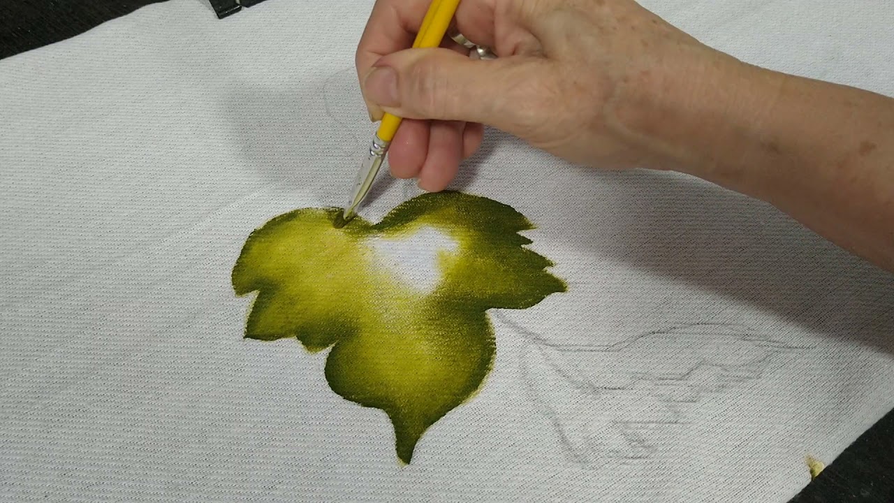 Como pintar folhas de uva (iniciante)