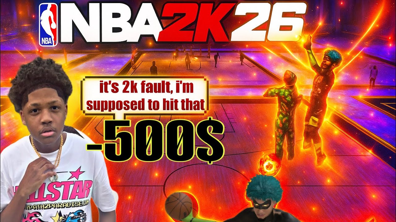 I Sold A Stage Tryhard Purposely in a 500$ Wager RAGEBAITED Him Till He Broke His.... NBA2k26