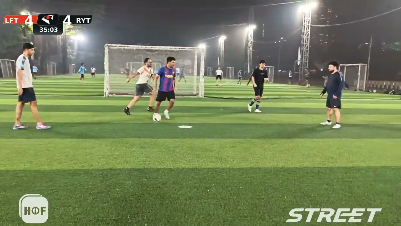 Match Highlights! Humans Of Football - St. Francis turf - Borivali - Mumbai - 9PM-10PM - 6v6 - 30...