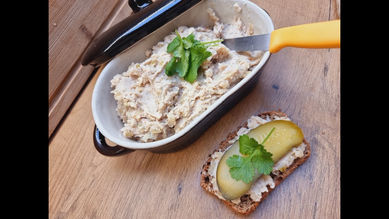 Smalec z fasoli, szybka pasta na kanapki, po prostu pycha... #pastazfasoli #smaleczfasoli #naszybko