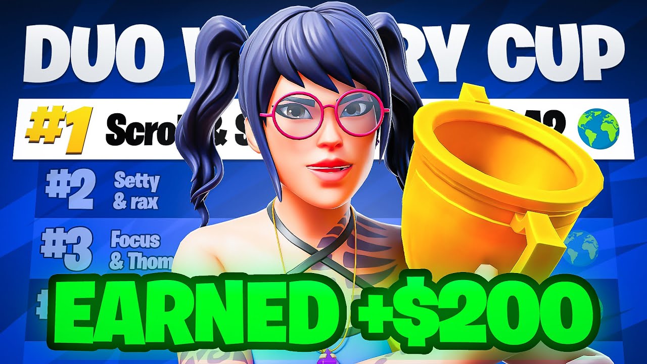 HOW WE EARNED IN THE DUO VICTORY CASH CUP ($200) 🏆 | Scroll