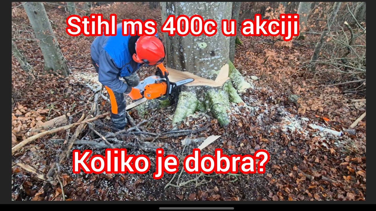 Stihl ms 400c u akciji. Koliko je zaista dobra?