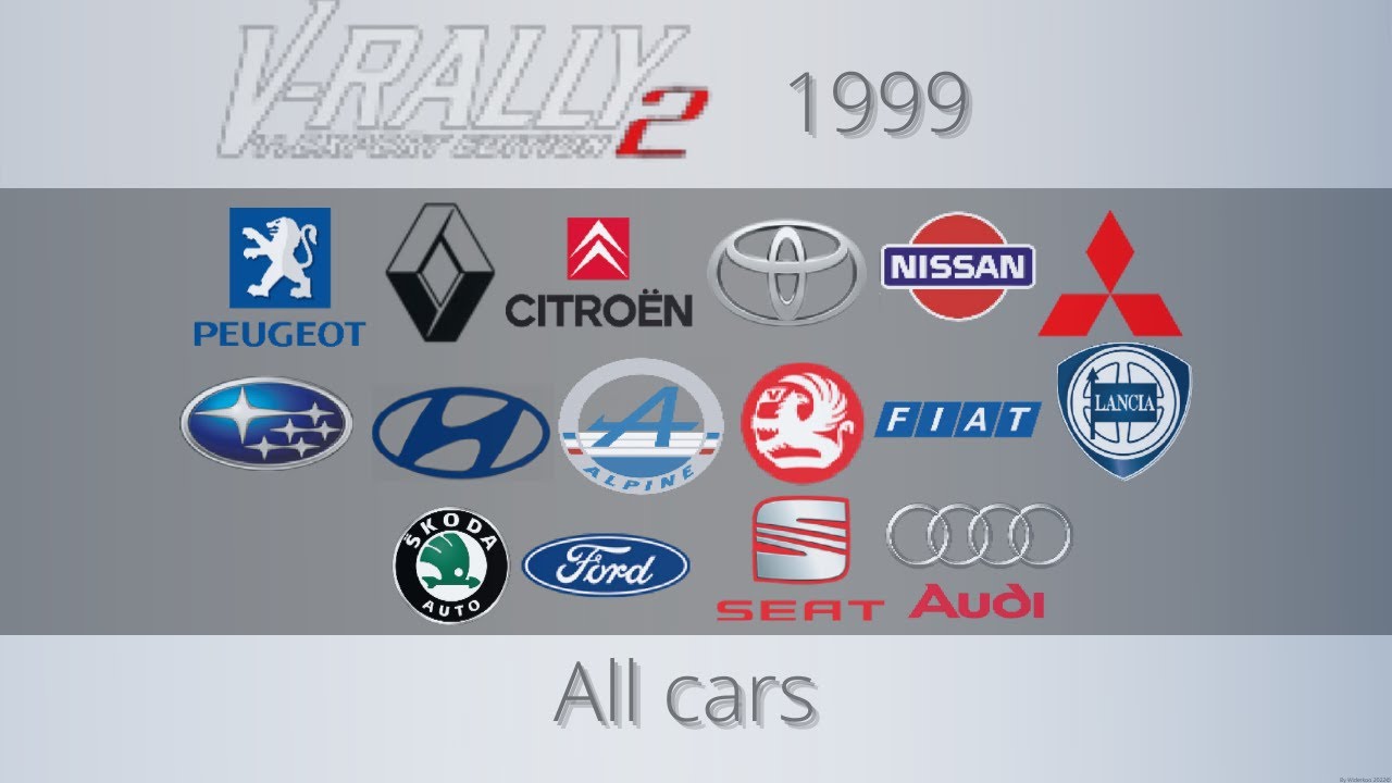 V-rally 2 All Cars
