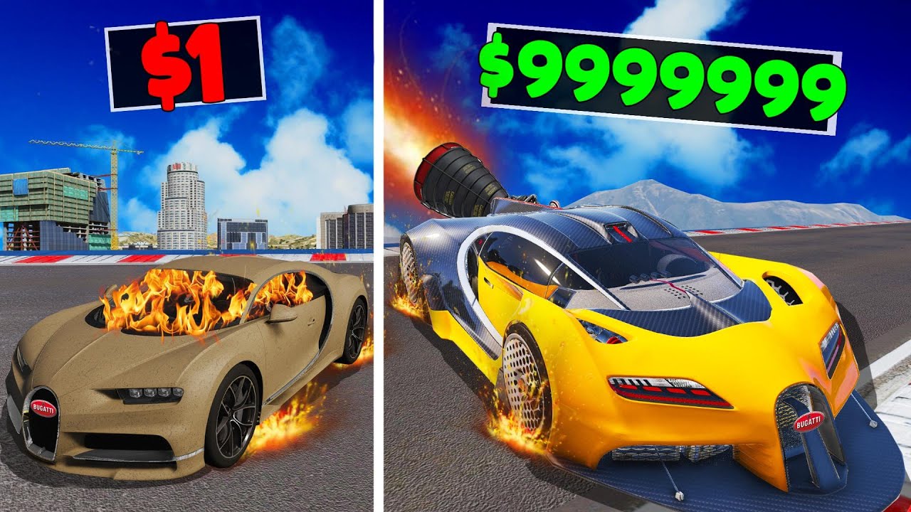 $1 to $1,000,000,000 BUGATTI in GTA 5!