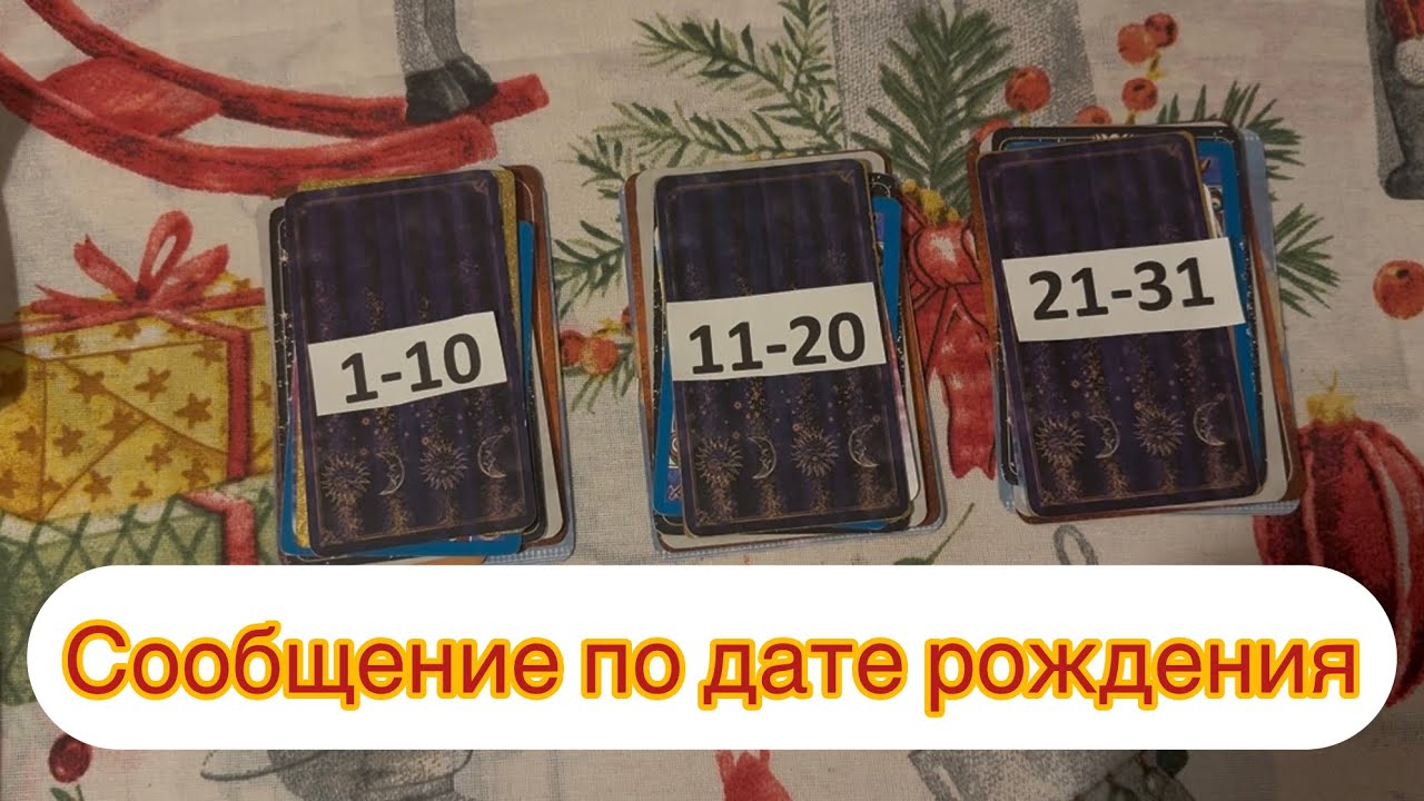 Сообщение по дате рождения🐚