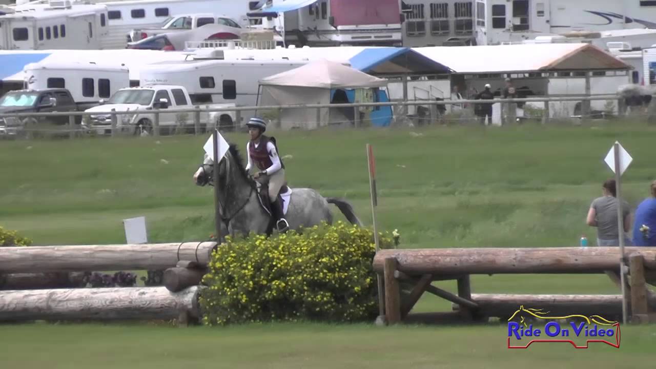 121XC Samantha Bergin on Loki Intermediate Cross Country The Event at Rebecca Farm July 2015