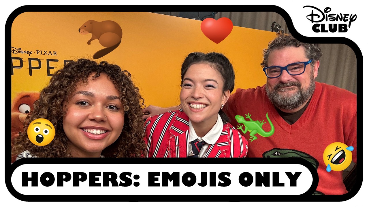 Tiana Wilson Challenges Piper & Bobby to the Hoppers Emoji Challenge 🦫🦎 @DisneyClubUK