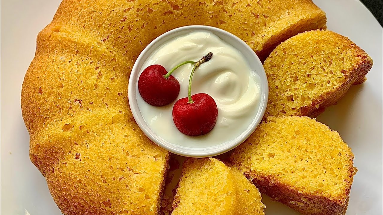 gâteau de farine de maïs/Corn cake/ Gluten free cake/comment faire un gâteau de maïs/gateau de mais