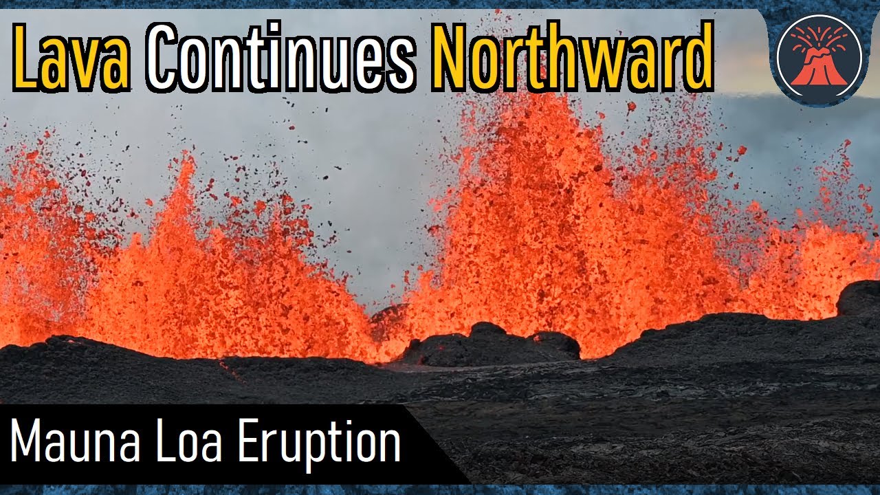 Mauna Loa Eruption Update; Basalt Lava Advances, Alert Level Lowered