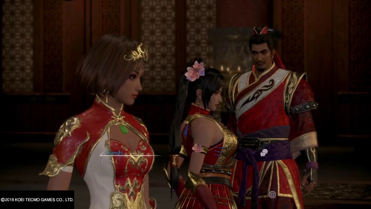 Post Sun Ce death, introduction of new officers, Lian Shi meets Sun Quan DYNASTY WARRIORS 9